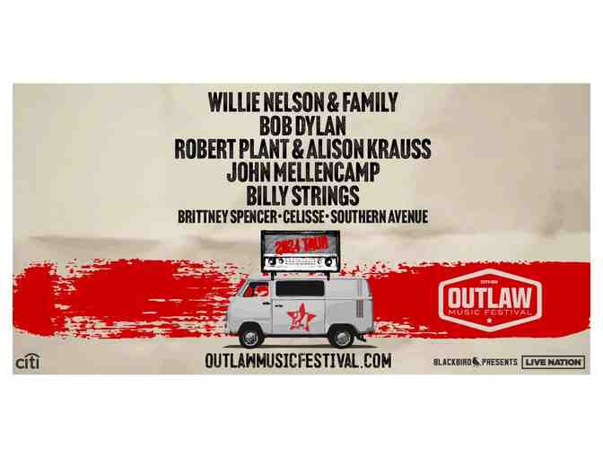 2 Tickets to Outlaw Festival at Xfinity Center on July 2nd