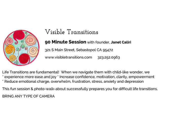 Visible Transitions - 90 min. Session with Janet Caliri