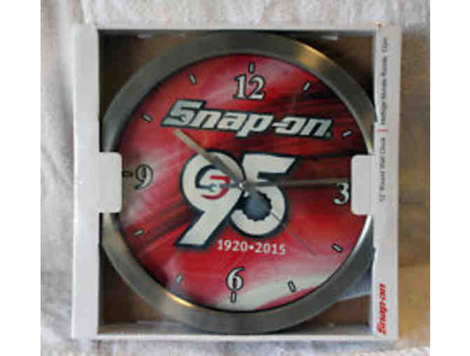Snap-on Tools 12' Round Wall 95th Anniversary Clock