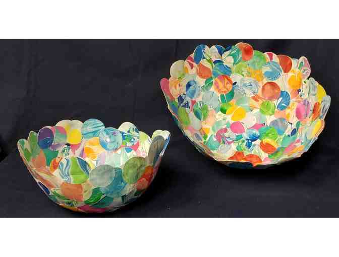 SA Art - 2nd Grade Paper Mache Bowls