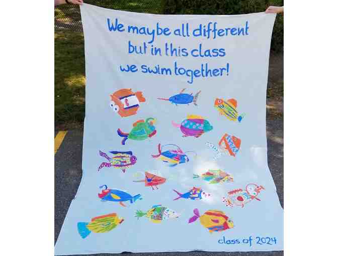 SA Art - 4th Grade Fish Beach Blanket