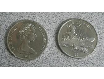 2 NY Mint commemorative coins (Princess Di & Titanic)