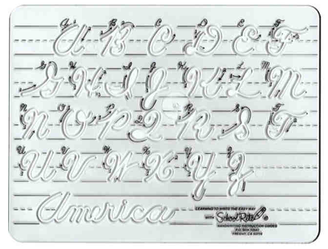 School-Rite Handwriting Instruction Guides - Cursive (Upper & Lower Case)