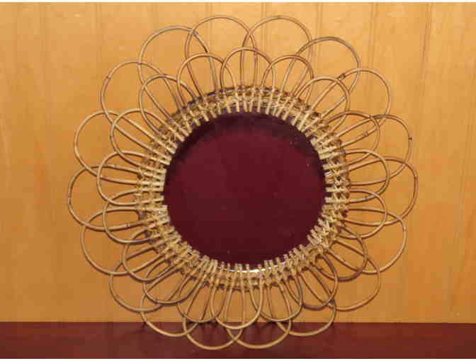 Rattan Mirror