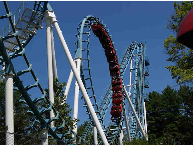 Six Flags Great Escape in Lake George NY- 4 Tickets PLUS a one night stay at Tiki Resort