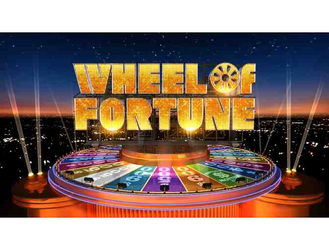 4 Tickets to Wheel of Fortune! With autographed picture & Tee Shirt, key chain, pen & bag