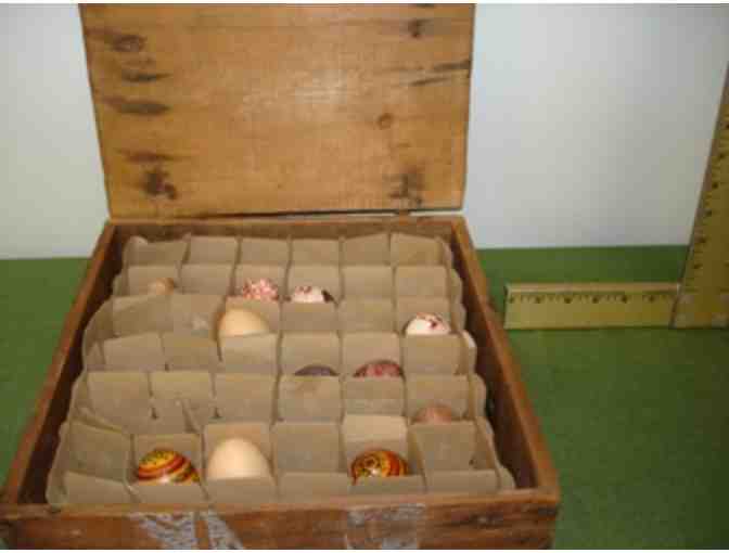 Antique Wooden Egg Box