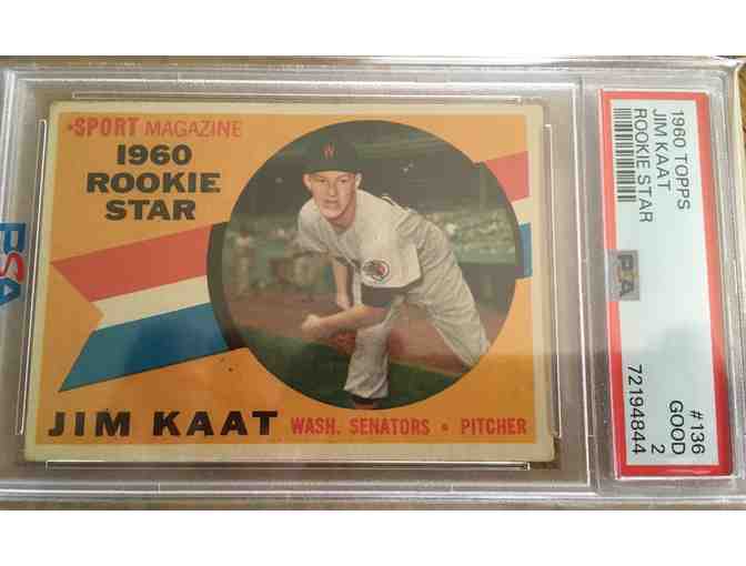 Jim Kaat 1960 Rookie Star - Good - #136