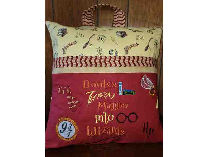 Turn Muggles into Wizards - Handmade Reading Pillow