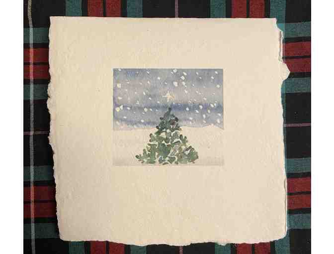 Hand Painted Holiday Cards by Local Artist