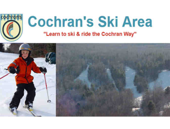 One FAMILY SEASON'S PASS at Cochran's Ski Area '23-24 *Night Skiing + Family Friendly!