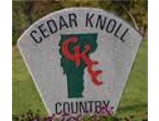 (2) 18 Hole Greens Fees at Cedar Knoll Country Club in Hinesburg, VT