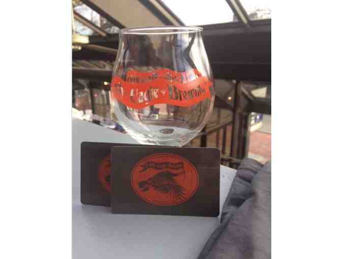 Gift Certificate, Glass, and Tee Shirt to Earth Eagle Brewing