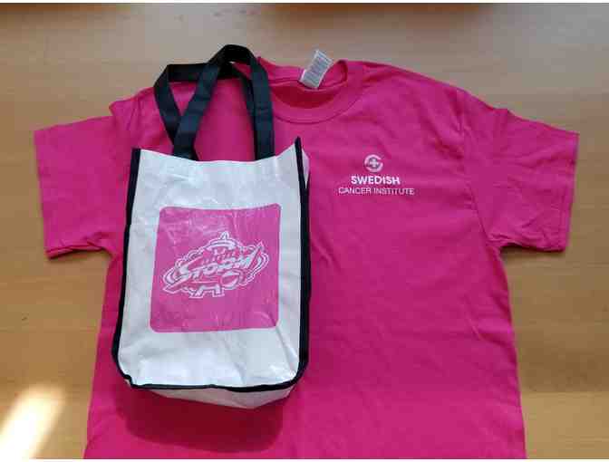 Team Signed Swedish Cancer Institute Shirt & Lunch Bag Package