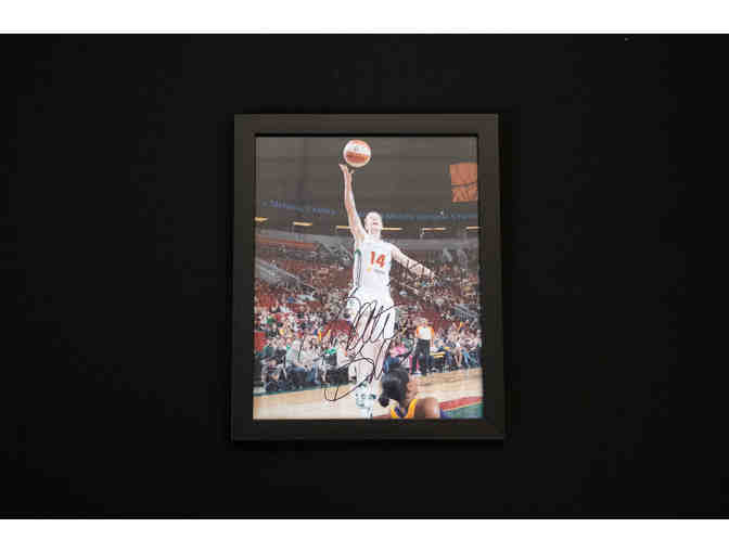 Katie Smith SIGNED Basketball & Framed Photo