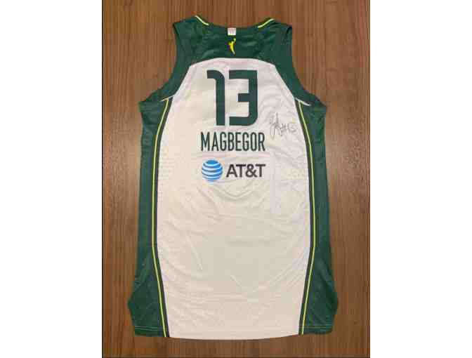 Ezi Magbegor 2022 Autographed Game Worn Heroine Storm Jersey