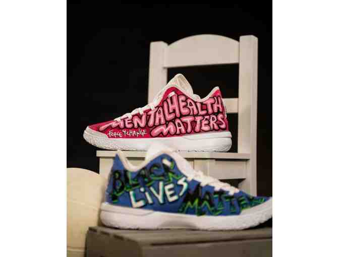 Joyner Holmes SIGNED Game Worn Sneakers