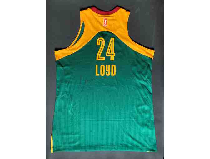 Jewell Loyd Collectors Set: Autographed Historical Jerseys