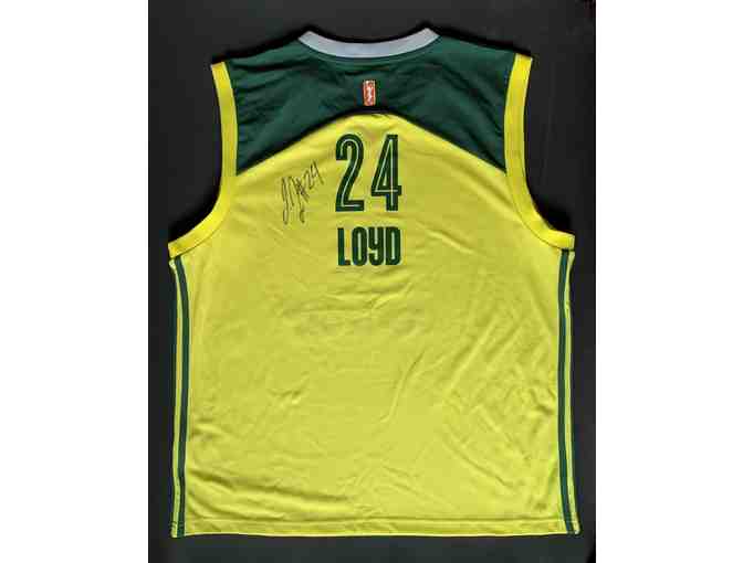 Jewell Loyd Collectors Set: Autographed Historical Jerseys