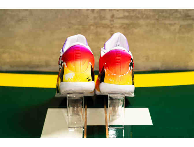 Ezi Magbegor Custom SIGNED Game Worn Sneakers