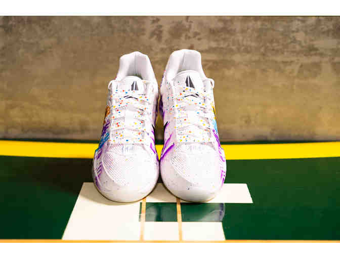 Mackenzie Holmes Custom SIGNED Game Worn Sneakers