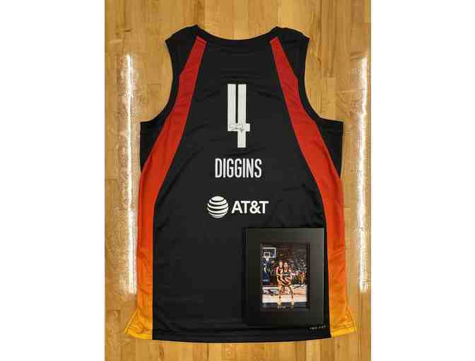 Autographed Skylar Diggins Jordan Brand Orange 2025 WNBA All-Star Game Jersey