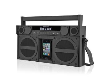 iP4 Portable FM Stereo Boombox for iPhone/iPod