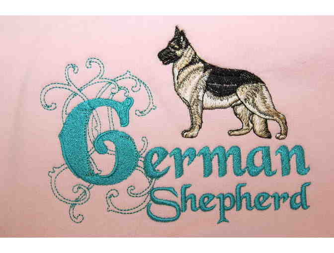 Pink XL German Shepherd Sweatshirt