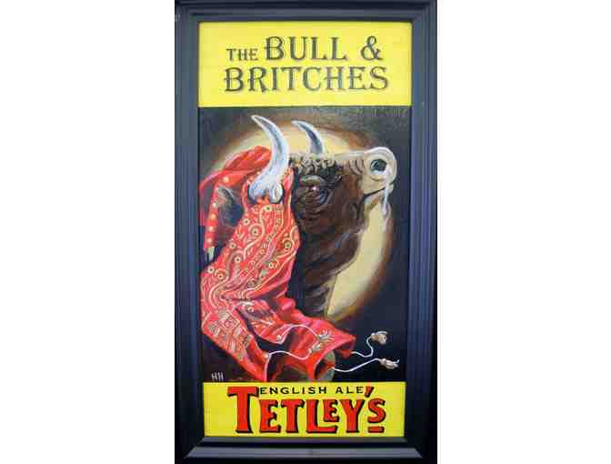 The Bull and Britches, Hand-Painted Pub Sign