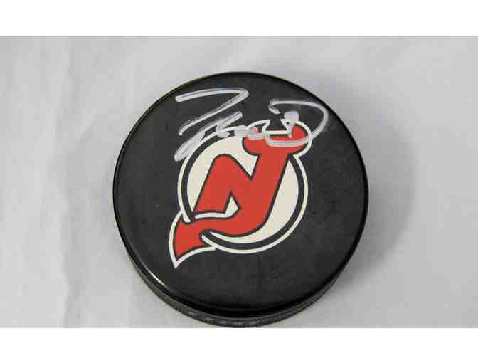 NJ Devils Hockey Puck Signed by Taylor Hall