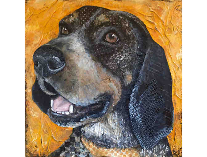 Bluetick Hound Print and Pack of 9 Note Cards