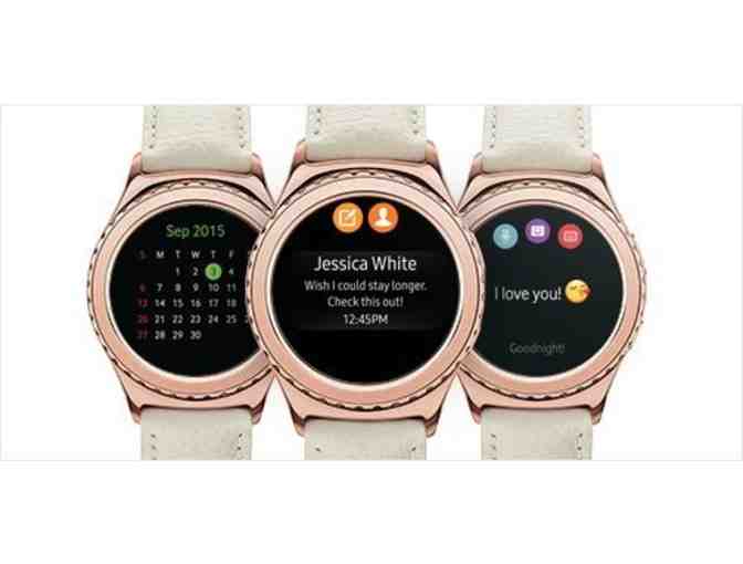 Samsung Gear S2 Classic Smart Watch in 18K Rose Gold
