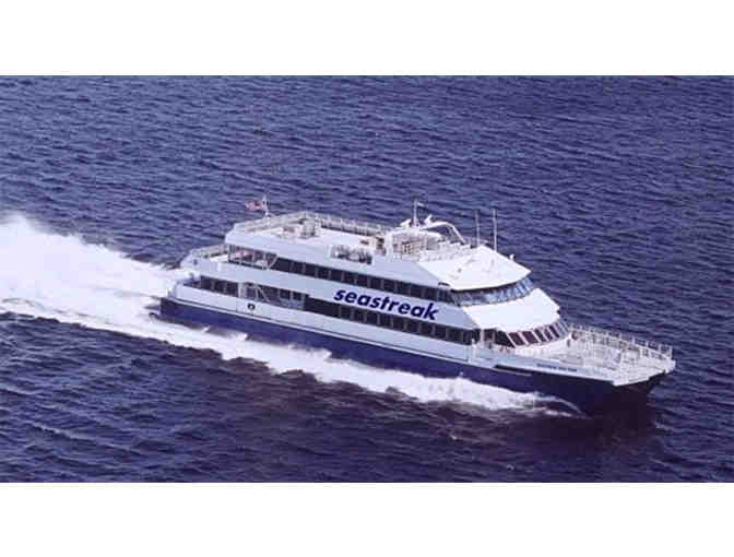 Four Round Trip Tickets Aboard Seastreak Commuter Ferry