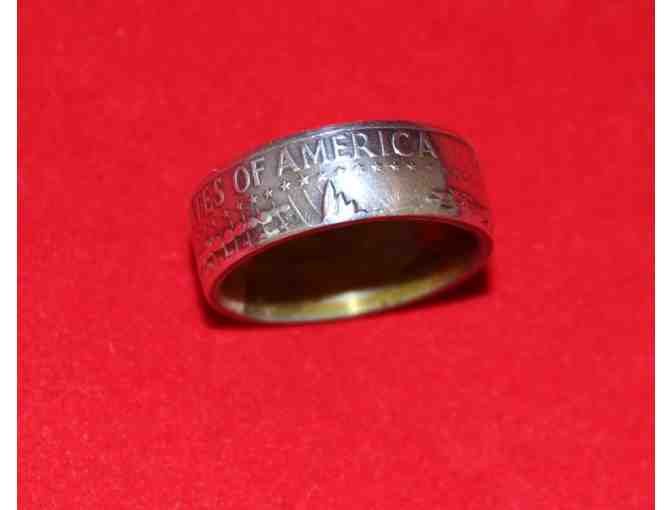 Silver Half Dollar Ring