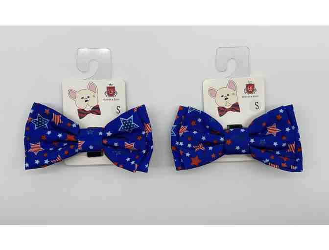 Two Huxley and Kent 'Boston Pops' Harness Bow Ties and Two Benebones