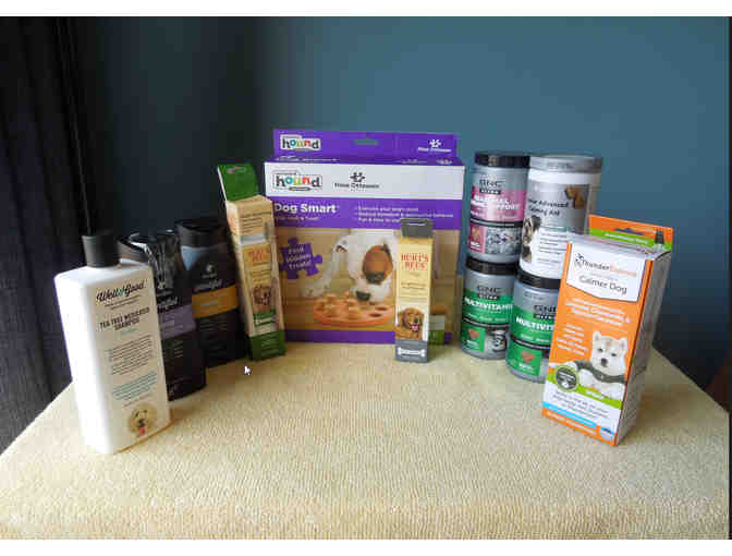 Basketful of Nutrition and Healthy Products for your favorite Canine or Canine friends