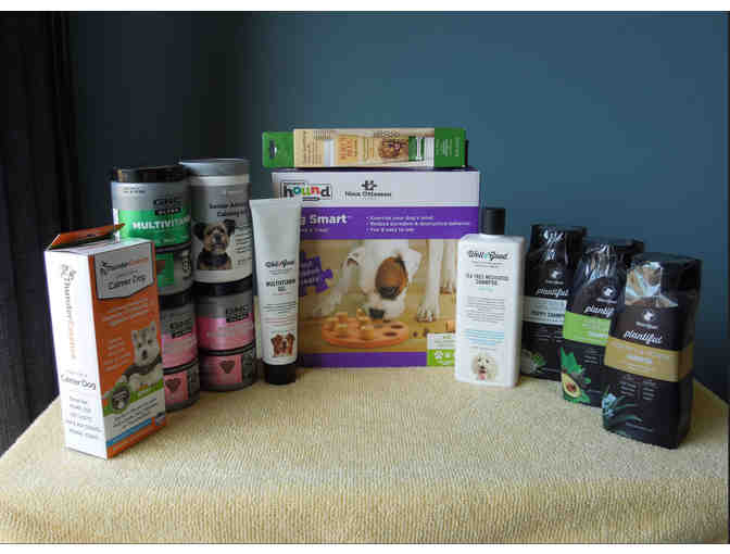 Basketful of Nutrition and Healthy Products for your favorite Canine or Canine friends