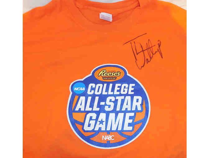 Thomas Walkup Autographed NCAA College All-Star Game T-Shirt and Program