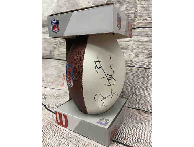 Larry Centers Autographed Football