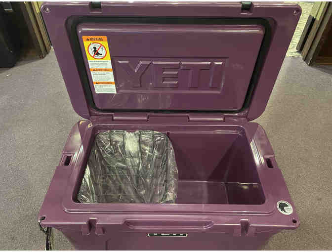 45 Quart Yeti Tundra Cooler in Nordic Purple with SFA Logo