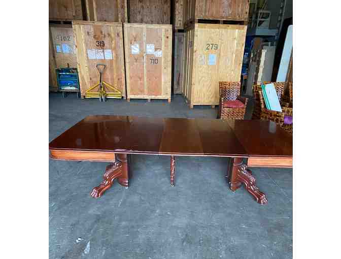 19th Century English Dining Table with Leaves