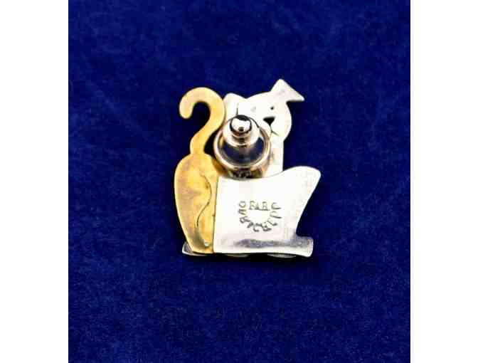 Two-Toned Dog & Cat Pin