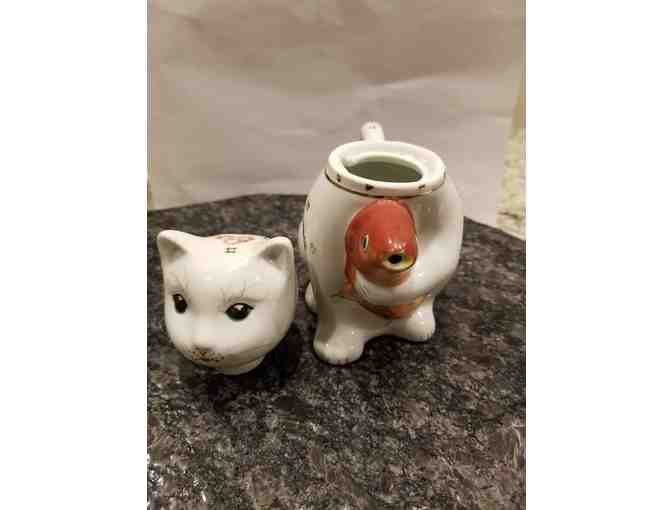 Cat Teapot and Cat in Boot Musical - Two Items