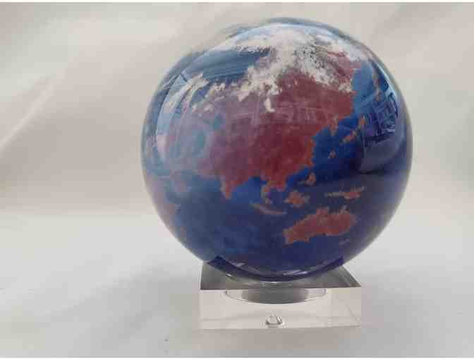 World Paper Weight by Lundberg Studios- Dated, Signed, Numbered