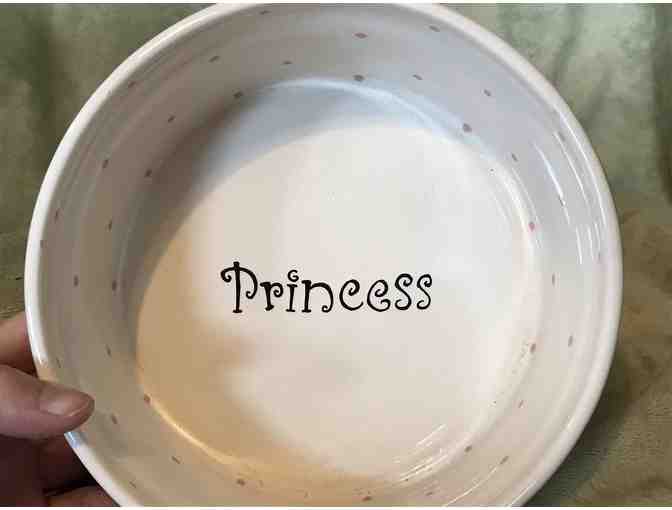 Princess Dog Food/Water Bowl