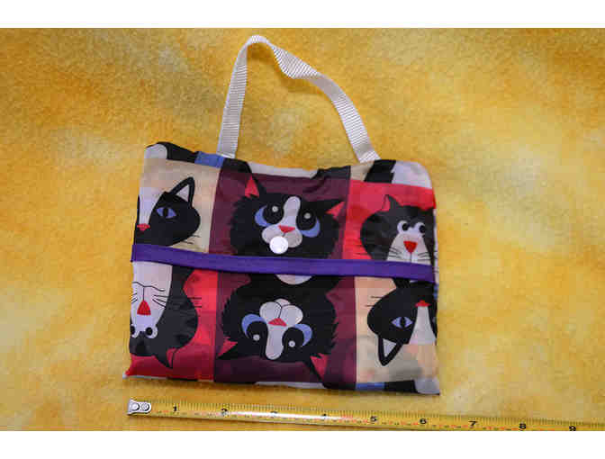 Collapsible Cat Tote Bag
