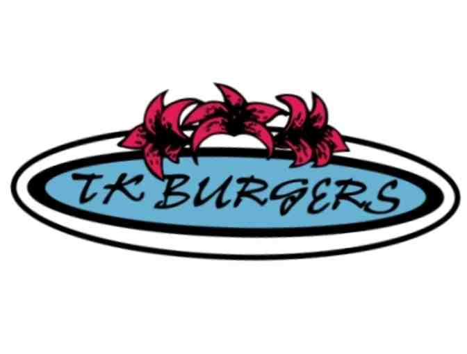 Lunch for two at TK Burgers