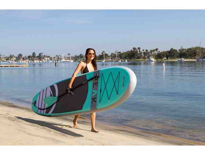 Set of 2 PEAK Inflatable Stand Up Paddle Boards with Adjustable Paddle & Travel Backpack