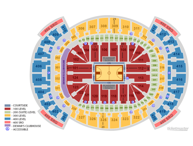2 Lower Level Seats to Miami Heat vs. Phoenix Suns Game on March 21, 2017