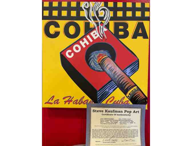 Cohiba Cigar Steve Kaufman Pop Art